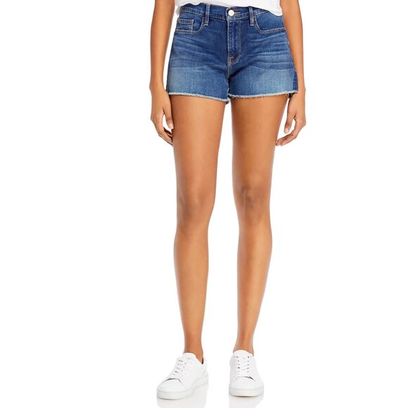 Frame Le Cutoff Denim Shorts 27 - Picture 3 of 5